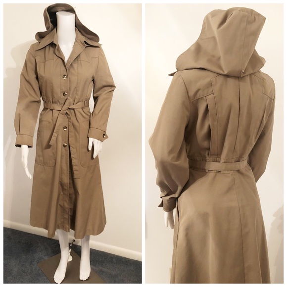 🌈 SOLD Vintage Weather Wise Trench Coat 🧥 XS - Picture 4 of 8
